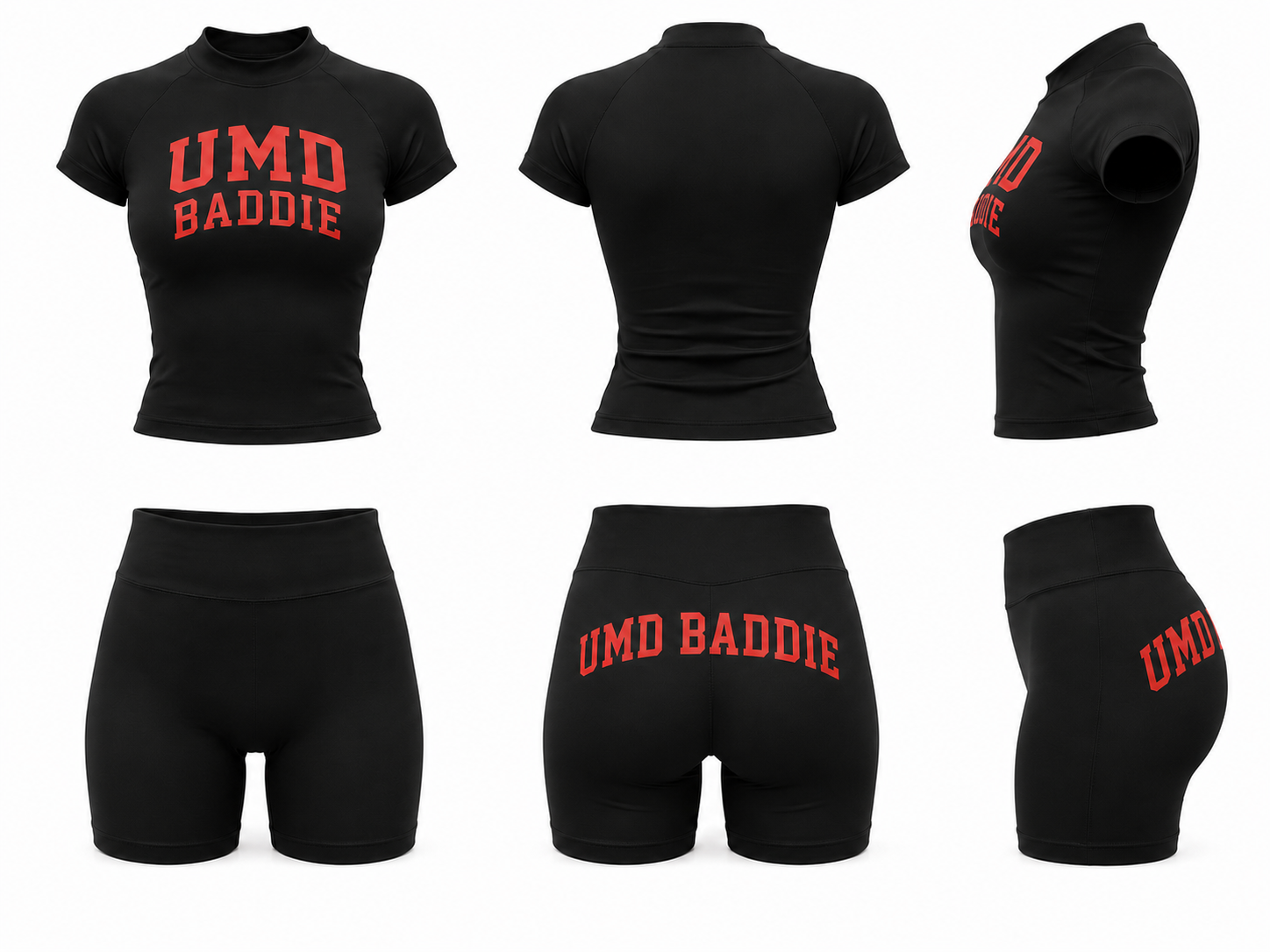 UMD BADDIE MOCK NECK SET